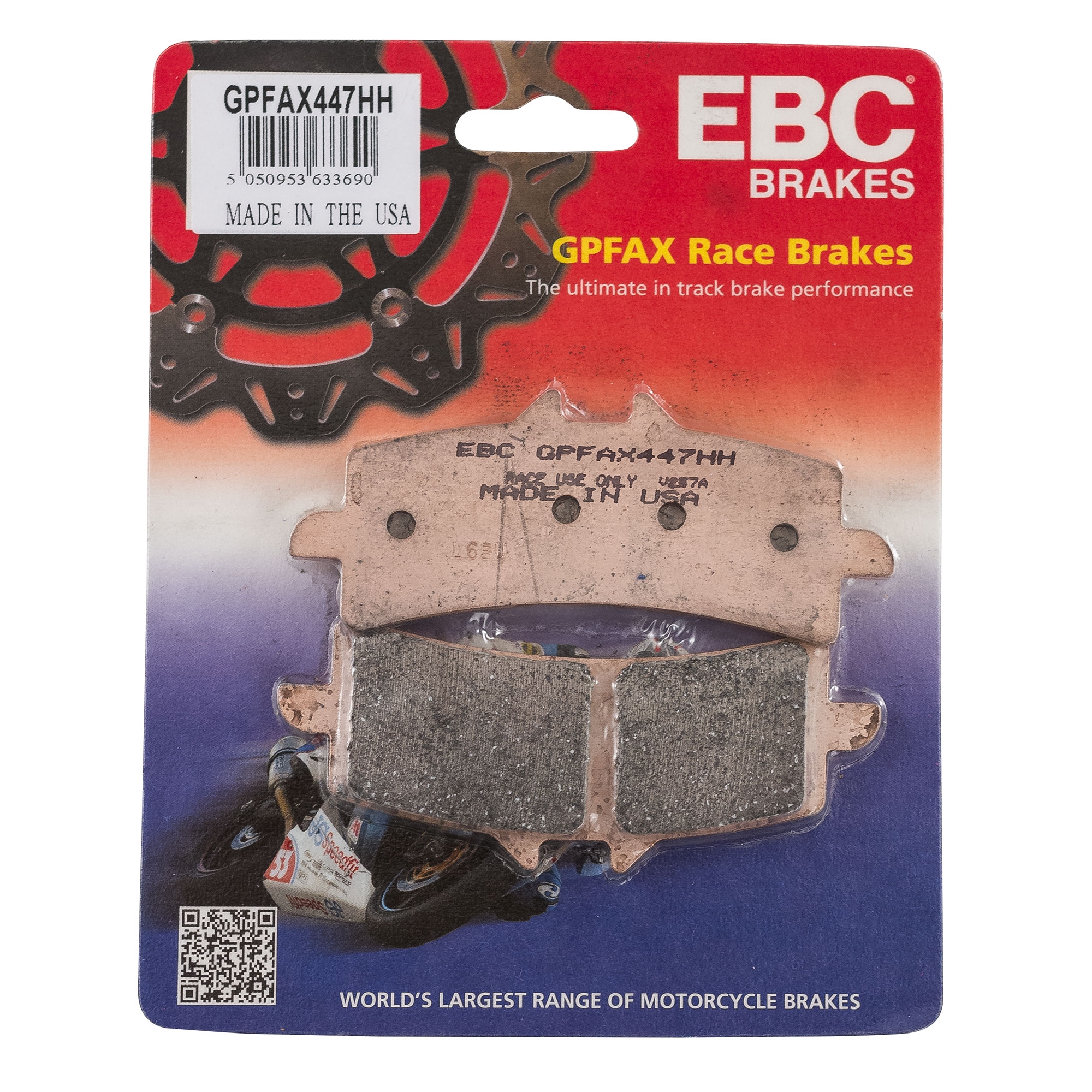 EBC Brakes GPFAX Sintered Road Race Brake Pads Front GPFAX447HH